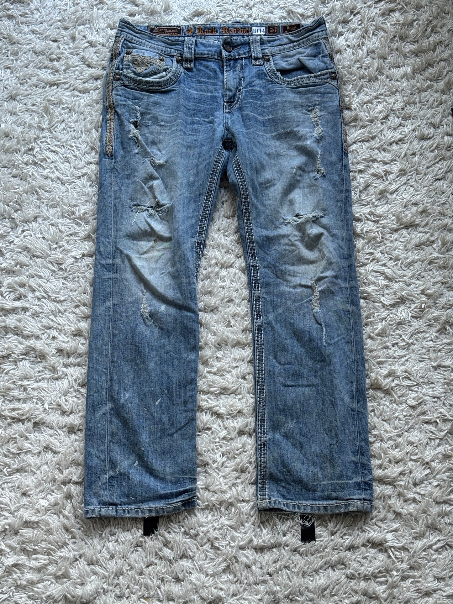 Rock Revival Herren Jeans US34 R114
