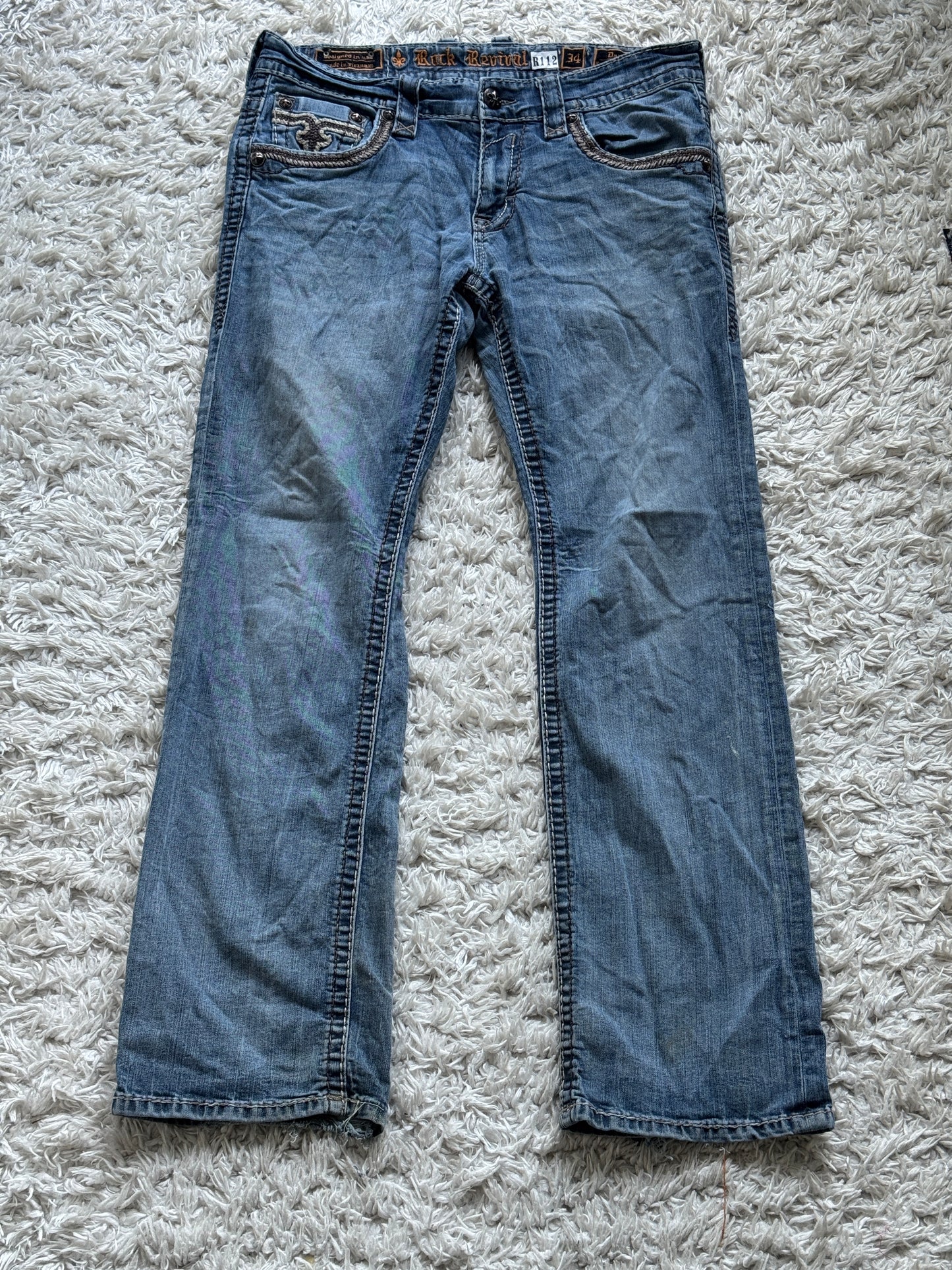 Rock Revival Herren Jeans US34 R112